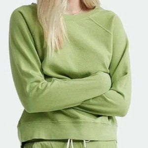 Mate The Label NWT Organic Terry Raglan Sweatshirt Pistachio Green sz 2X